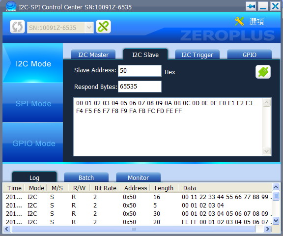 I2C Slave 介面